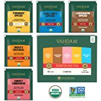 VAHDAM- Muestrario de Té Chai- 5 TÉS | Surtido de Bolsitas de Té Chai - Té de Cardamomo- Té de Canela- Té Chai Masala de…
